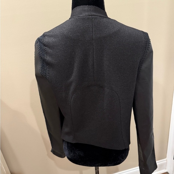 Women’s Anthropologie Stella & Jamie mixed media jacket cardigan- Size Large - Picture 2 of 9